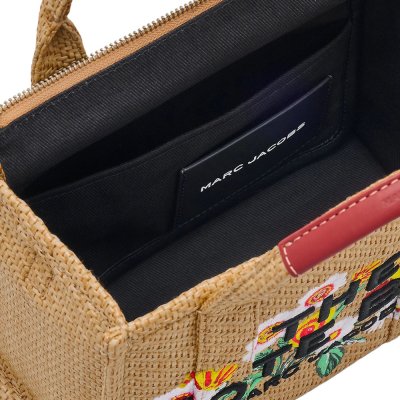 THE DAISY WOVEN SMALL TOTE BAG